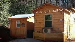 Tiny Home Among Massive Trees and Mountains For Sale at 57 Jonquil Trail West in Franklin, NC