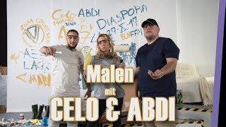 ZUM GOLDENEN V - Malen mit Celo & Abdi auf der Zum Goldenen V Baustelle