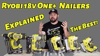 Ryobi Cordless Nailers Compared