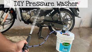 Homemade portable pressure washer