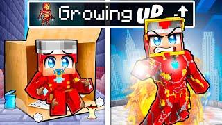 Growing Up as IRON MAN in Minecraft!