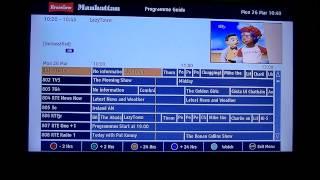 Manhattan Plaza HDT-700 Freeview HD Receiver - 1st Time Install