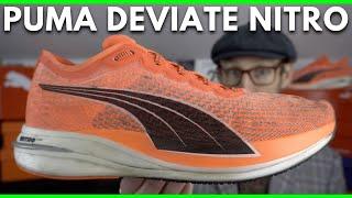 PUMA DEVIATE NITRO REVIEW | New carbon plate shoe | Best plated shoe of 2021 so far? | EDDBUD