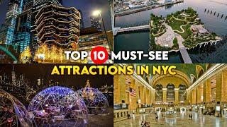 10 Must See Attractions in New York City | Travel Guide 𝙽𝚈𝙲