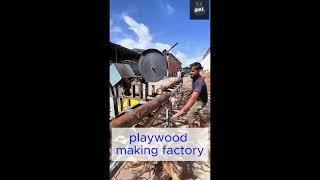 playwood making factory #knowledge #workers #factory #woodworking amazing people tools worker