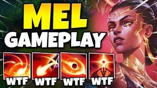 NEW CHAMP MEL IS THE MOST BROKEN CHAMP EVER RELEASED! (SHE CAN REFLECT ABILITIES)