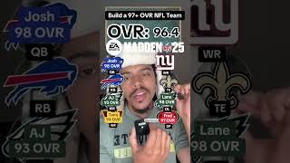 Build a 97+ Team in Madden 25  #nfl #shorts
