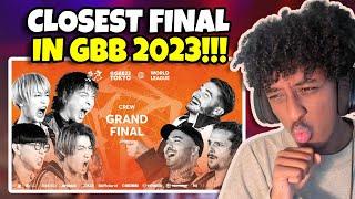 Yolow Reacts | SARUKANI  vs M.O.M  | GRAND BEATBOX BATTLE 2023: WORLD LEAGUE | Crew Final