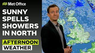 28/06/24 –  Showers north, sunny spells south – Afternoon Weather Forecast UK – Met Office Weather