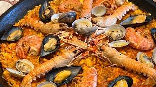 RICETTA PAELLA DE MARISCO #chefziopietro  #paellademarisco