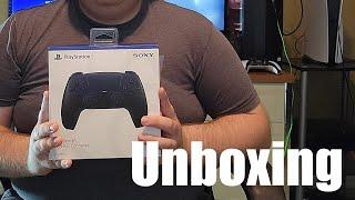 Playstation 5 Midnight Black Dualsense Controller Unboxing