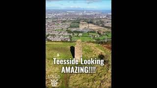 Eston Nab Aerial Views: Discover Teesside's Beauty! #aerialfootage #dronefootage #aerialdronefootage