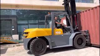 10ton diesel forklift lift container