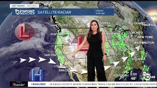 ABC 10News Pinpoint Weather with Meteorologist Vanessa Paz