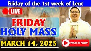 FRIDAY FILIPINO LIVE MASS TODAY || MARCH 14, 2025 || FR. JOWEL JOMARSUS GATUS