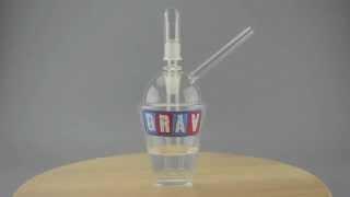 GRAV LABS - "ICEE" CUP VAPOR RIG W/ 14MM DOME, ADAPTER, AND GLASS NAIL