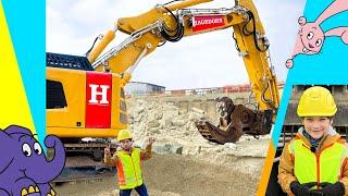 Moritz und die Maschinen: Auf der Baustelle mit Bagger | Der Elefant | WDR