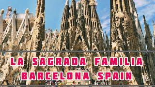 La Sagrada Familia, the140 years unfinish Basilica in Barcelona Spain