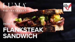 Flanksteak zubereiten - So gelingt dir das perfekte Flanksteak Sandwich | HOW TO