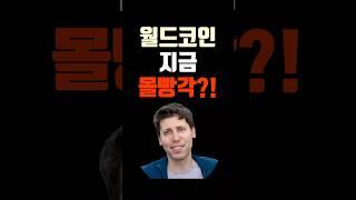 월드코인 지금 몰빵 각입니까?! ai코인 알트불장때 폭등 가능?