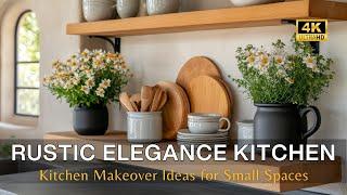 Rustic Elegance: Cottagecore Kitchen Makeover Ideas for Compact Spaces