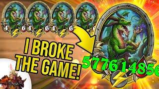 I Found a NEW COMP and BROKE THE GAME! | Hearthstone Battlegrounds