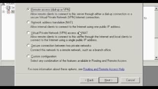 How to enable routing and remote access on Microsoft Server 2003