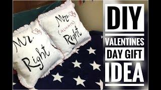 DIY Valentines Day Gift Idea || Pillow Cover for Couples|| soumya dubey