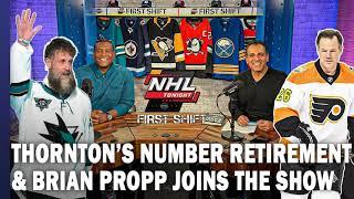 Kevin Weekes and Adnan Virk discuss Joe Thornton's Number Retirement & Brian Propp Joins the Show