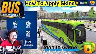 How to Apply Gallery Bus Skin in Bus Simulator Ultimate Telugu