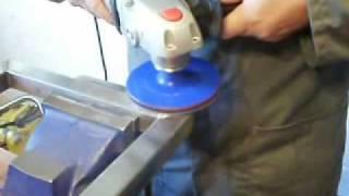 Remove and Polish a weld with the Satin Polishing Kit