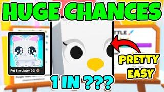 *NEW*CHANCES OF THE  HUGE CHROMA PHOENIX In Pet Simulator 99!