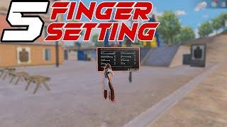 BEST 5 FINGER SETTING IN PUBG MOBILE | NO REOCIL | PUBG MOBILE @youssefelpop4215