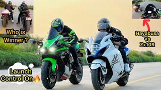 Hayabusa Aur Zx10r Ka Sath Me Kar Diya Launch Control On  Must Watch