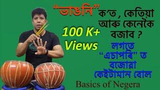 ভাঙনি কেতিয়া, ক’ত, কেনেকৈ বজাব ॥  এচাপৰিত বজেৱা বোল ॥ BASICS ॥ How to play Negera , Pankaj Bora