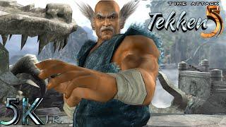 Tekken 5 | Heihachi Mishima | Time Attack | Pcsx2[PS2] 5k (2880p) wide-screen I.R. Gameplay