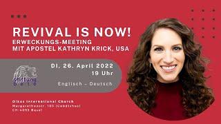 @ApostleKathrynKrick - Revival is Now! - Basel, Switzerland | Stiftung Bete | Oikos International