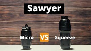 Sawyer Micro vs Sawyer Squeeze - Which should you buy?