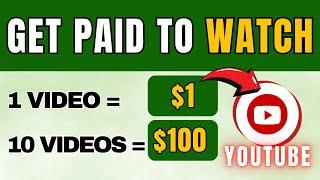 Get Paid +$100 To Watch YouTube Videos- Make Money Online Watching Videos