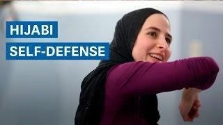 The "hijabi self-desense" instructor