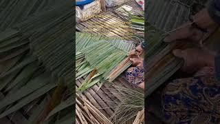 Nipa leaves as walls and roof of Nipa Hut. #filipino #nipahut #simplehouse #resthouse #philippines