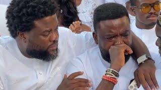 AREMU AFOLAYAN BEGS KUNLE AFOLAYAN FOR FORGIVENESS IN TEARS AT THEIR MOTHER’S SERVICE OF SONGS