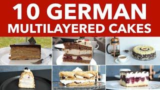 10 German Multilayered Cakes - German Torten