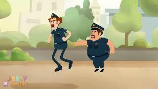 Cops and Crooks Magical Belt Comedy Episode 4 #FunnyCartoons #PoliceVsThief #jollytoons