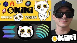 $KIKI - KIKICat TOKEN CRYPTO COIN HOW TO BUY KIKI CAT MEMECOIN SOL SOLANA RAYDIUM XT XT.COM GIPHY