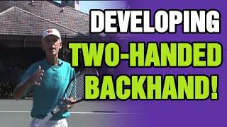 Tennis - How To Develop Your Two-Handed Backhand | Tom Avery Tennis 239.592.5920