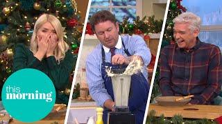 James Martin's Soup Explodes and Causes Chaos in the Kitchen | This Morning