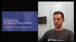 StarkWare: ZK-STARK Based Post-Quantum-Secure Signatures