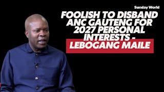 Lebogang Maile, Gauteng’s MEC for Finance and Economic Development