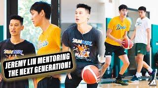 JEREMY LIN trains 6'8" Asian NBA-hopefuls Mike Sharavjamts and Barry Wang | I AM AMAZN: The Intro